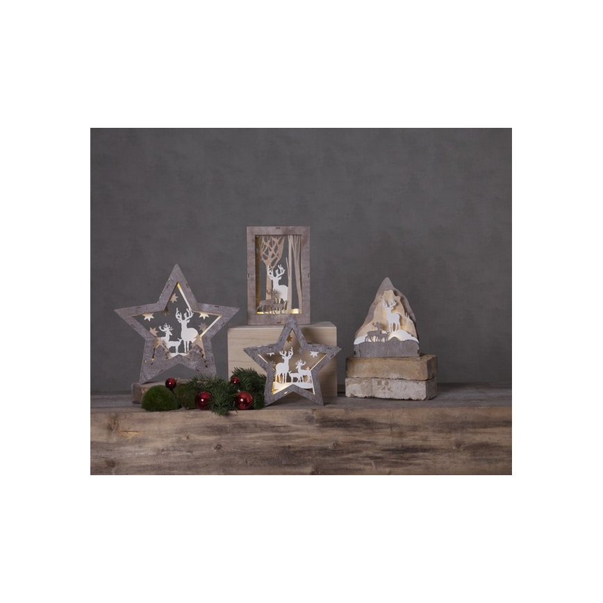 Eglo - Décoration de noël FAUNA 10xLED/0,03W/2xAA