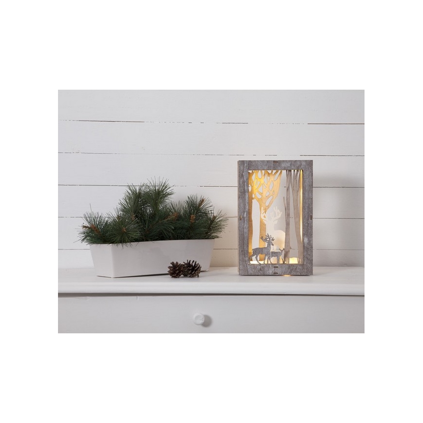 Eglo - Décoration de noël 10xLED/0,03W/2xAA