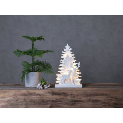 Eglo 410417 - Décoration LED de Noël FAUNA 10xLED/0,03W/2xAA