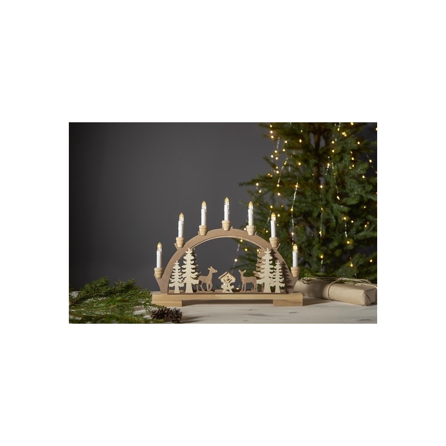 Eglo - LED Kerst Kaarsen 10xLED/0,03W/2xAA