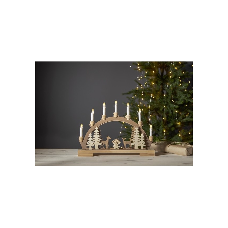 Eglo - LED Kerst Kaarsen 10xLED/0,03W/2xAA
