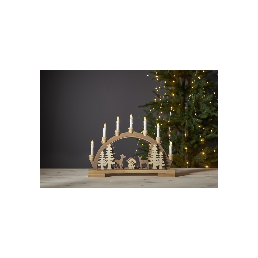 Eglo - LED Kerst Kaarsen 10xLED/0,03W/2xAA