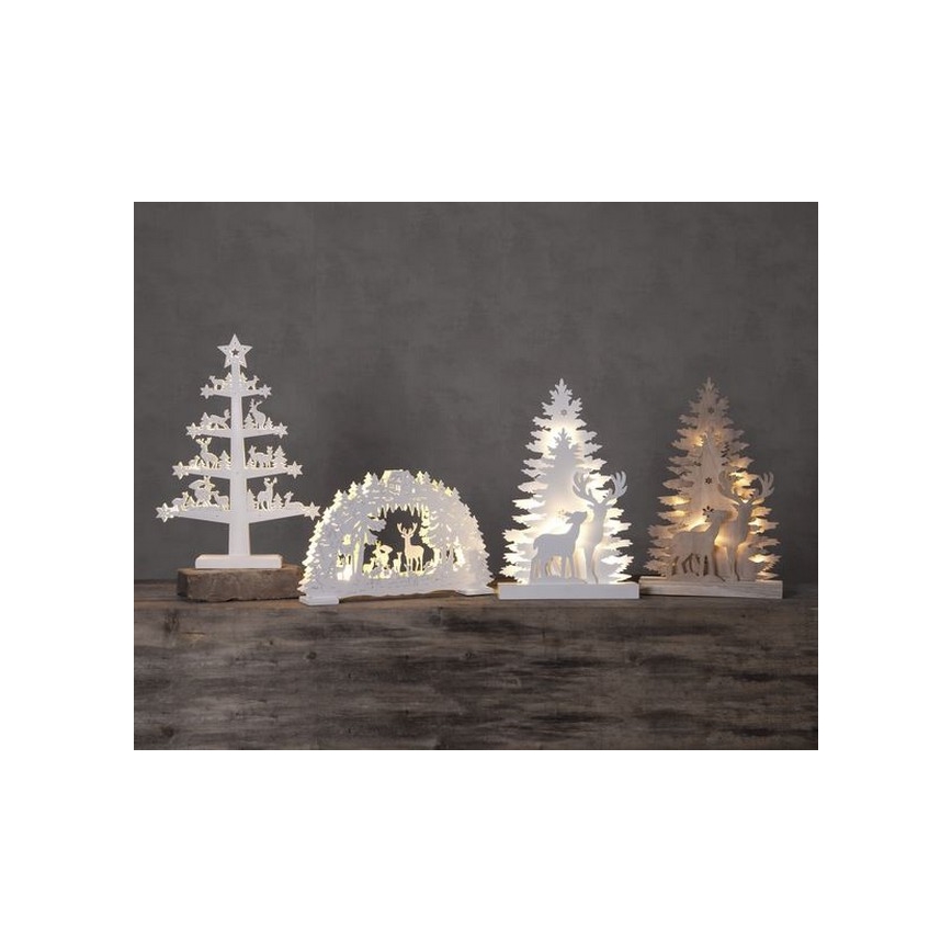 Eglo - Décoration de noël 10xLED/0,064W/3xAA