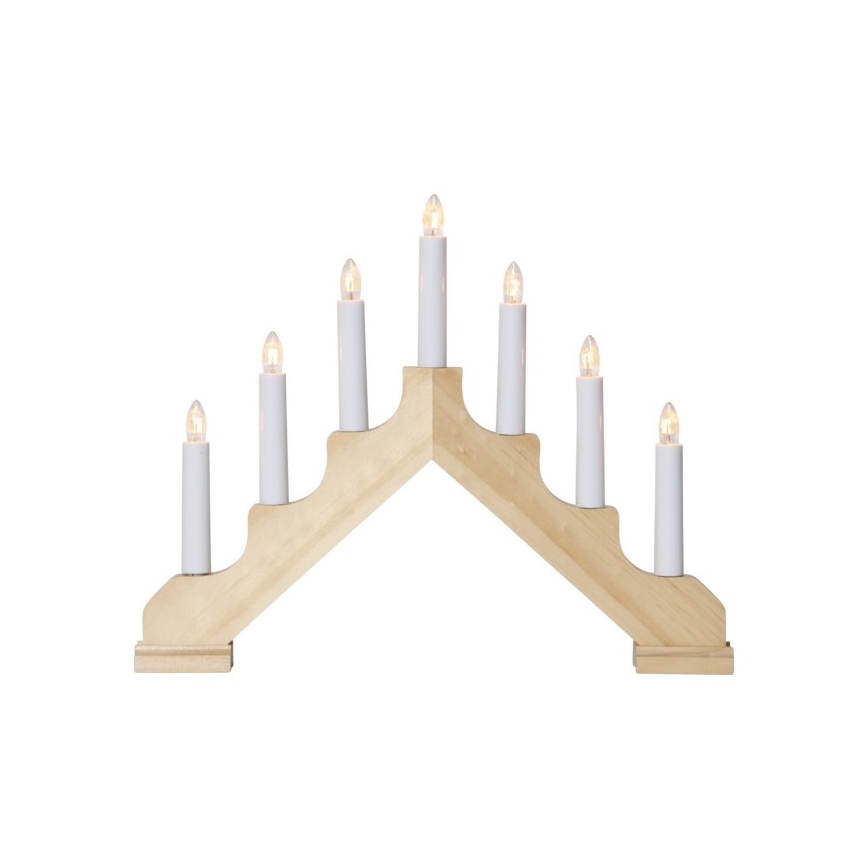 Eglo - Kerst Kandelaar 7xE10/3W/230V