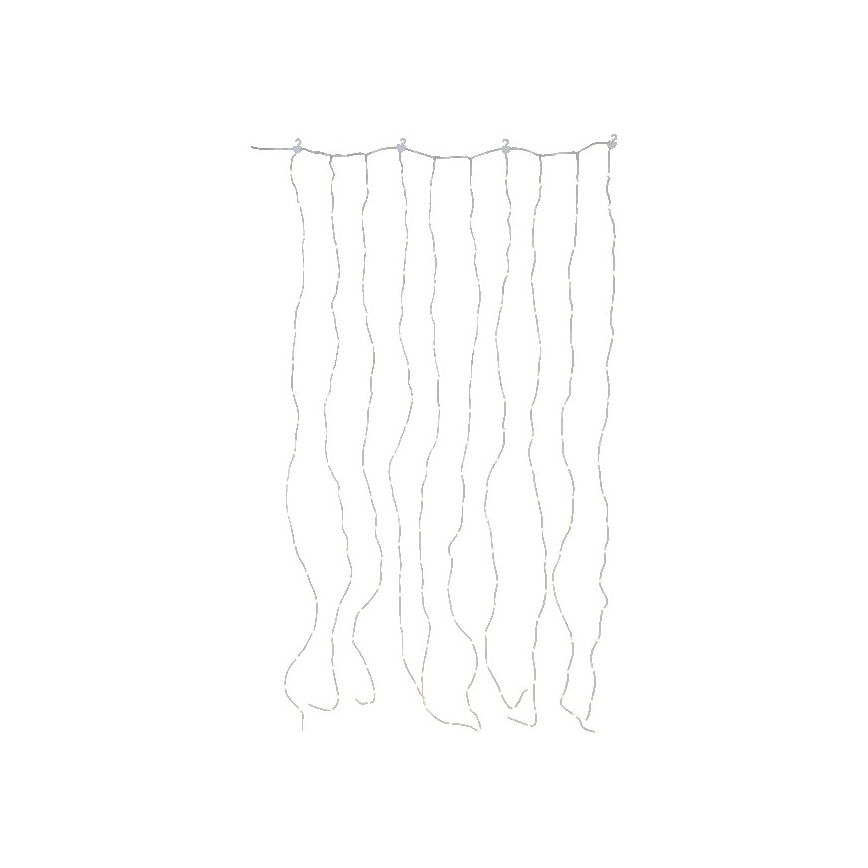 Eglo - Guirlande de noël 200xLED 1m blanc chaud
