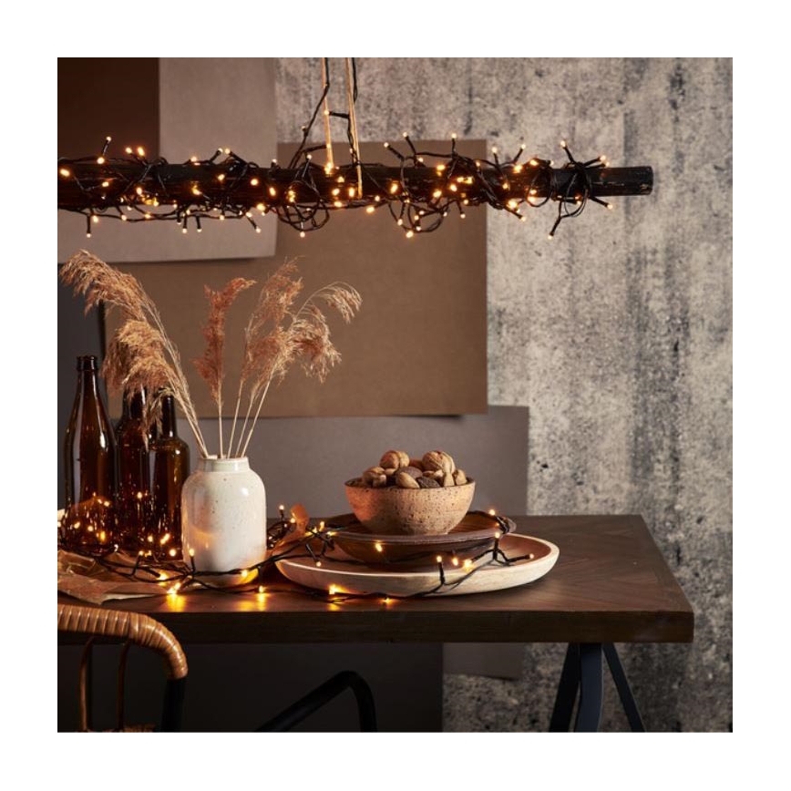 Eglo  - Guirlande de Noël extérieure LED 800xLED 21m IP44 blanc chaud