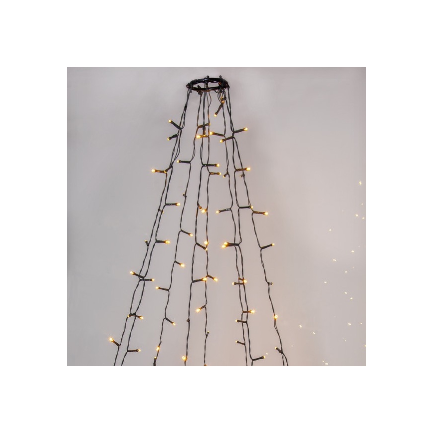 Eglo - Guirlande de noël extérieur 360xLED 2m IP44 blanc chaud