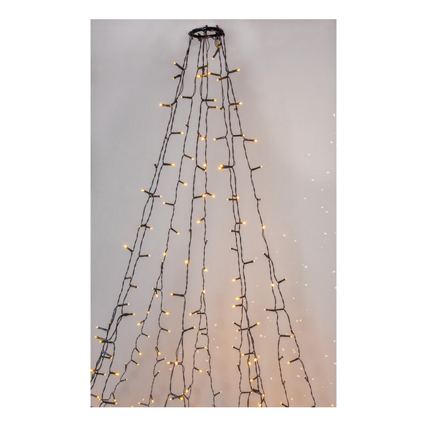 Eglo - Guirlande de noël extérieur 360xLED 2m IP44 blanc chaud