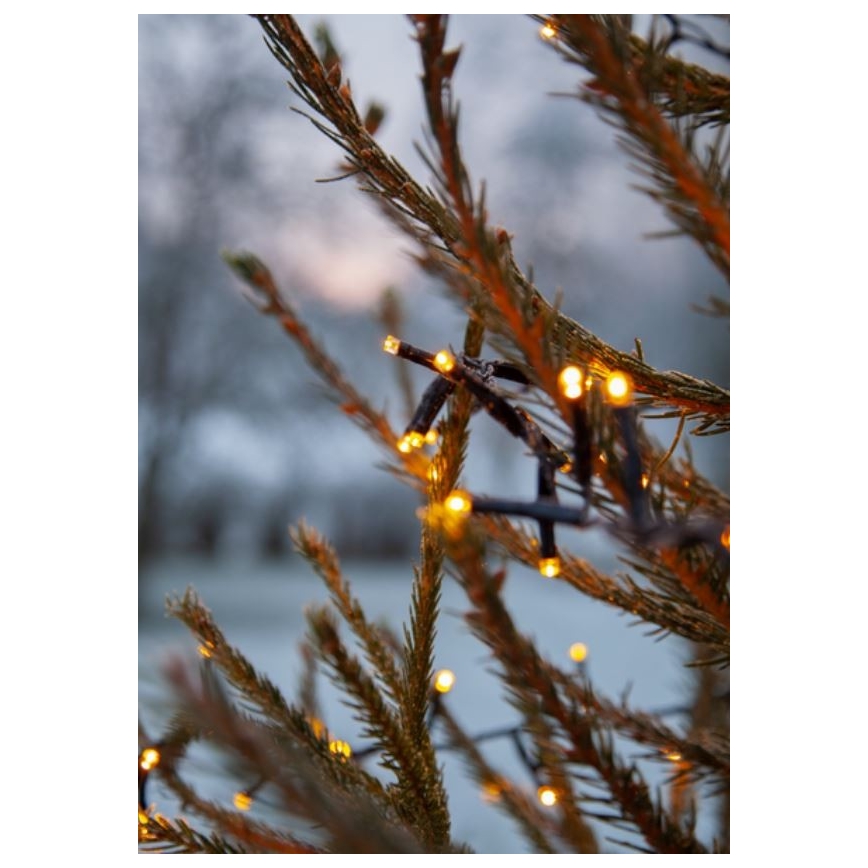 Eglo - Guirlande lumineuse de Noël extérieure 1200xLED 29m IP44 blanc chaud