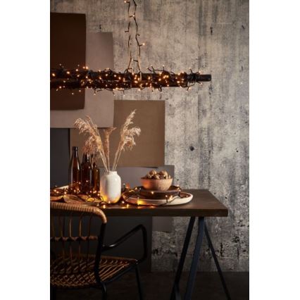 Eglo - Guirlande lumineuse de Noël extérieure 1200xLED 29m IP44 blanc chaud