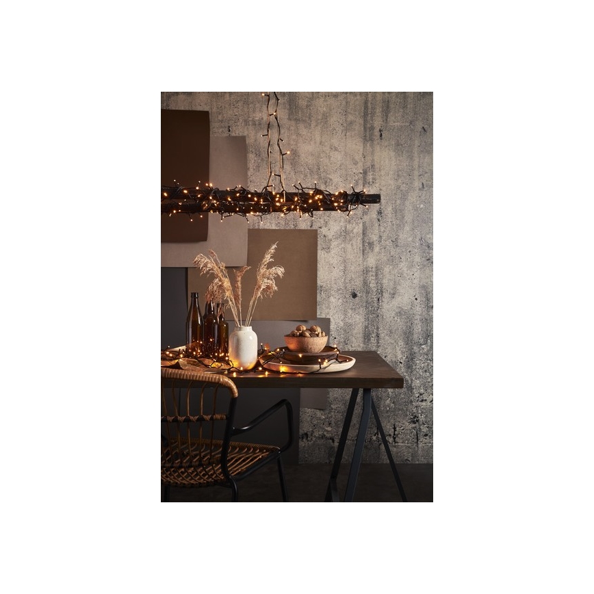 Eglo - LED Kerst lichtsnoer voor buiten 180xLED 17,6m IP44 warm wit