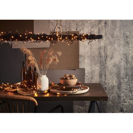 Eglo - Guirlande de Noël LED d'extérieur 80 LED 10,5 m IP44 blanc chaud