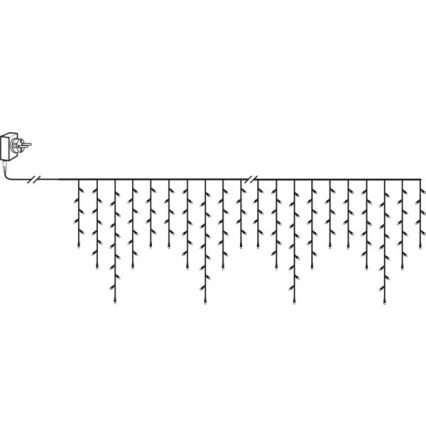 Eglo - LED Kerst Lichtketting voor Buiten 240xLED 5,9m warm wit IP44