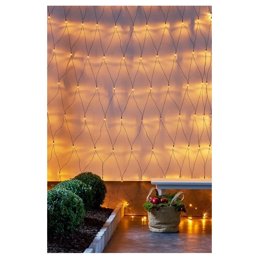 Eglo - Guirlande de Noël d'extérieur 160xLED 2m IP44 blanc chaud