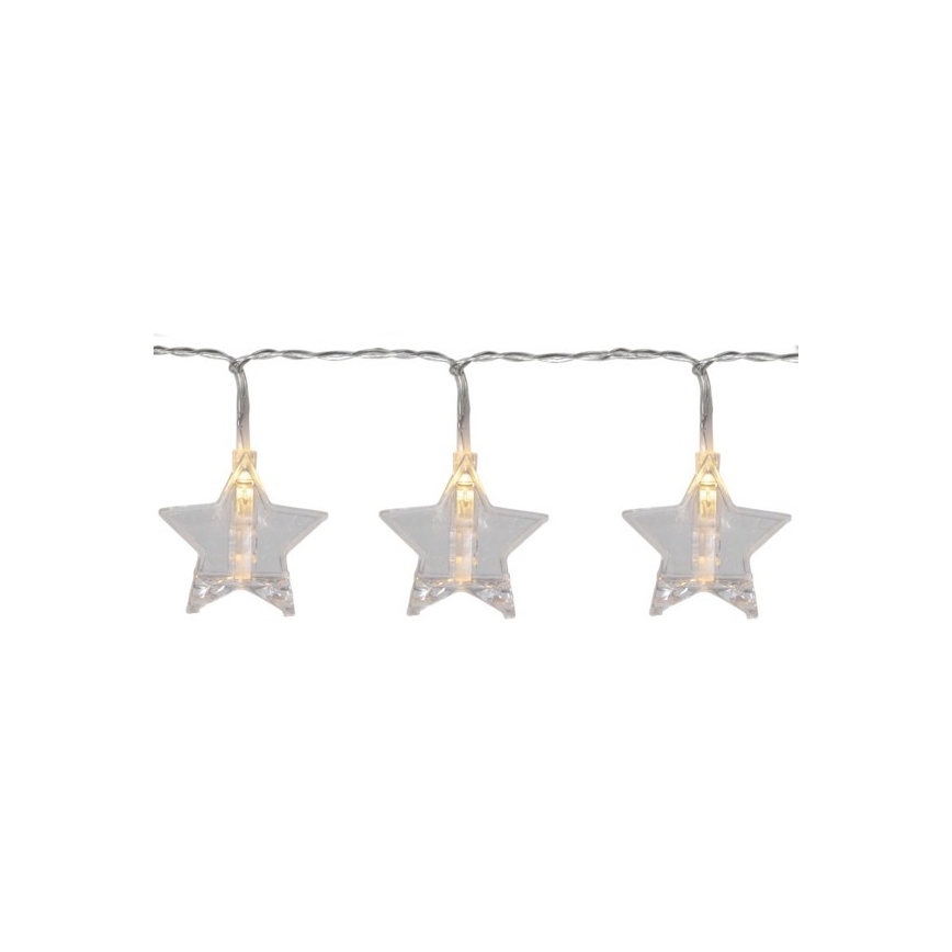Eglo - LED kerstverlichting 10xLED 2,1m warm wit