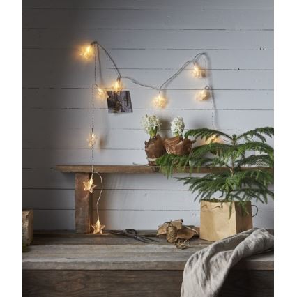 Eglo - LED-lichtsnoer 10x LED, 2,1 m, warm wit