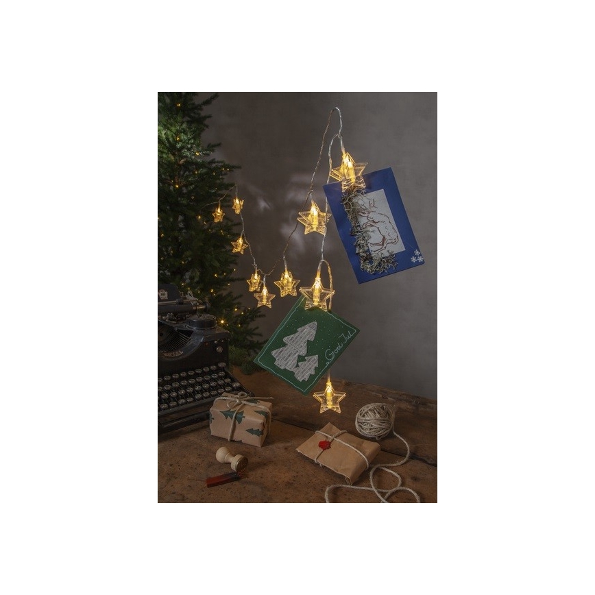 Eglo - LED-lichtsnoer 10x LED, 2,1 m, warm wit