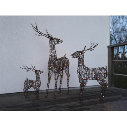 Eglo - Décoration de noël d'extérieur 24xLED/0,06W/3xAA IP44