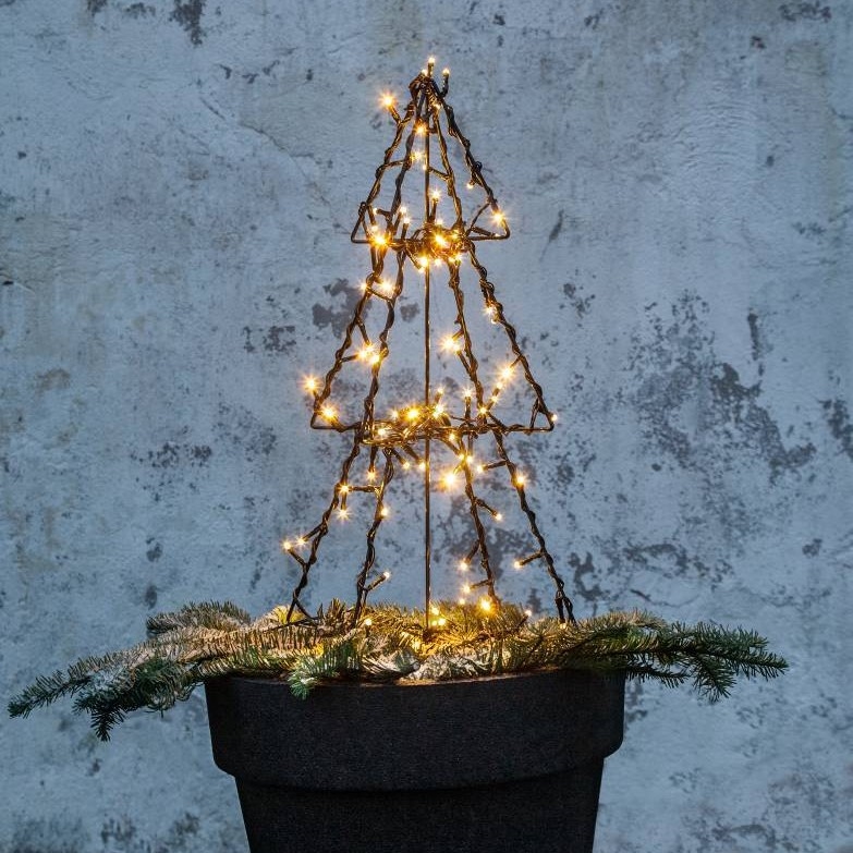 Eglo 411163 - LED Kerstdecoratie voor buiten FOLDY 90xLED/0,006W/31V 50 cm IP44 warm wit