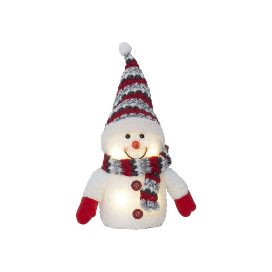 Eglo - LED Kerst Decoratie 4xLED/0,06W/3xAAA sneeuwpop