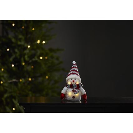 Eglo - LED Kerst Decoratie 4xLED/0,06W/3xAAA sneeuwpop