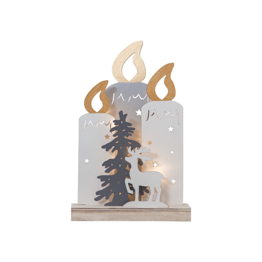 Eglo - Décoration de noël 10xLED/0,03W/2xAA