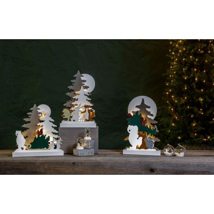 Eglo - Décoration de noël LED 10xLED/0,03W/2xAA