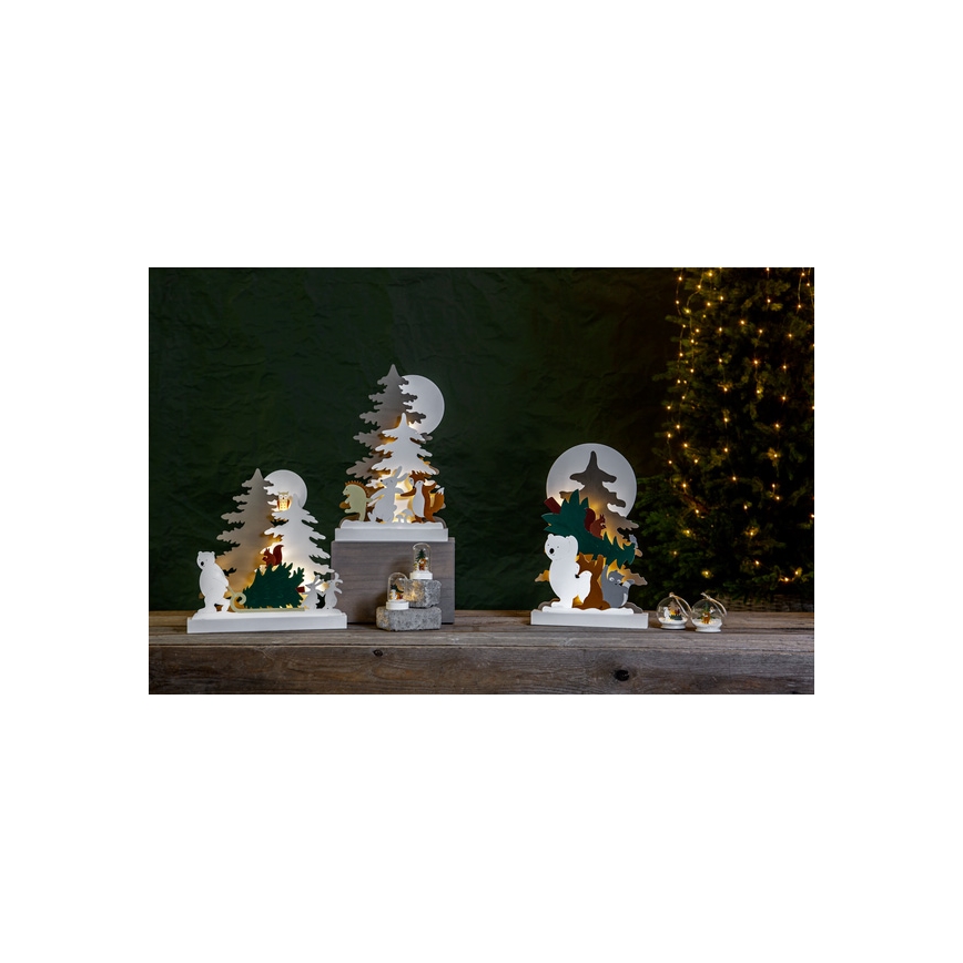Eglo - Décoration de noël 10xLED/0,03W/2xAA