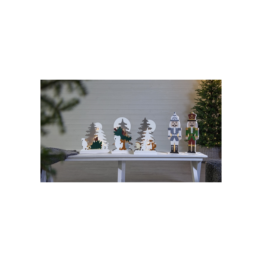 Eglo - Décoration de noël 10xLED/0,03W/2xAA