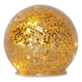 Eglo 411344 - LED Kerstversiering STAR FALL 10xLED/2xAA diameter 10 cm goud