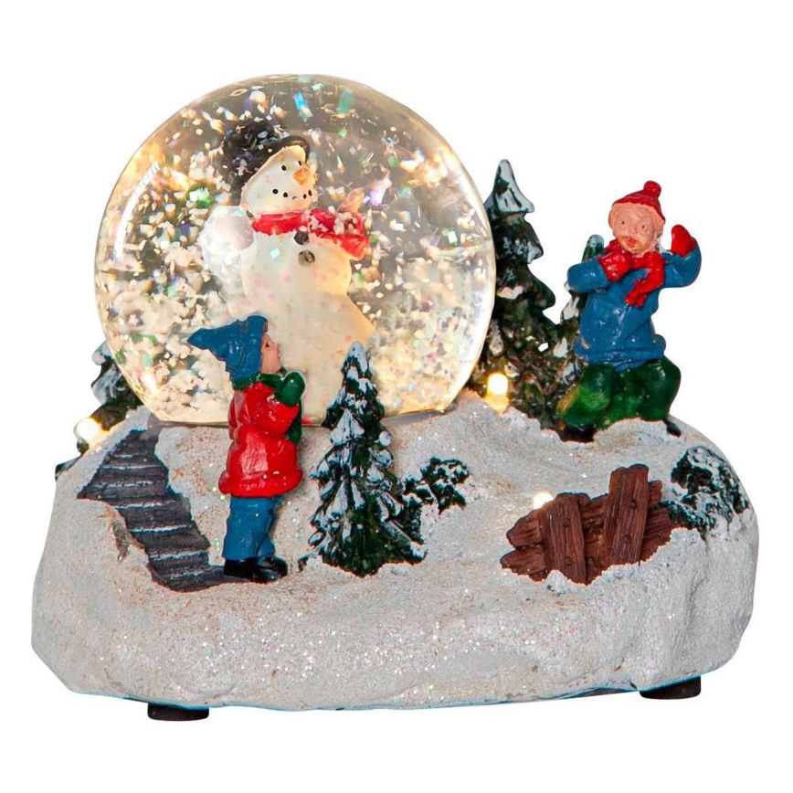 Eglo 411482 - Décoration de Noël WINTERVILLE LED/2xAAA boule à neige