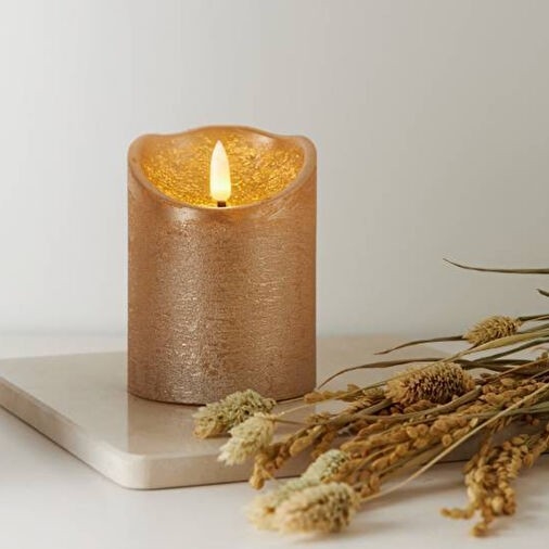 Eglo 411498 - Bougie FLAMME RUSTIC LED/2xAA doré