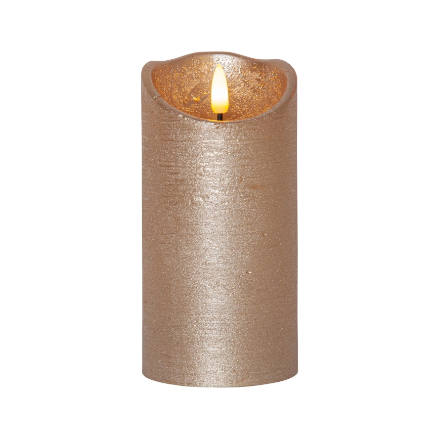 Eglo 411501 - Décoration de Noël LED FLAME LED/0,03W/2xAA dorée