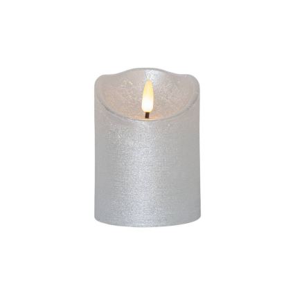 Eglo 411502 - Bougie FLAMME RUSTIC LED/2xAA argent