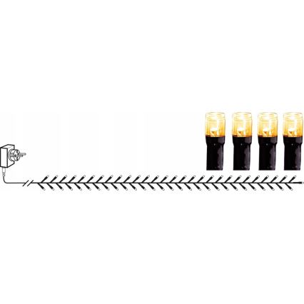 Eglo - guirlande lumineuse LED d'extérieur 1200xLED 29m IP44 blanc chaud