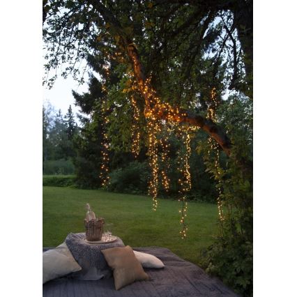 Eglo 411518 - LED Buiten Kerstketting GOLDEN 1200xLED 24m IP44 warmwit