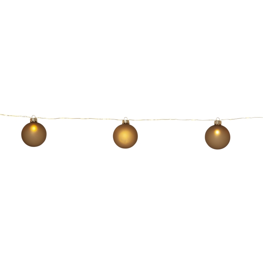 Eglo 411557 - Guirlande de Noël BLISS 22xLED/3xAA 2,6m blanc chaud