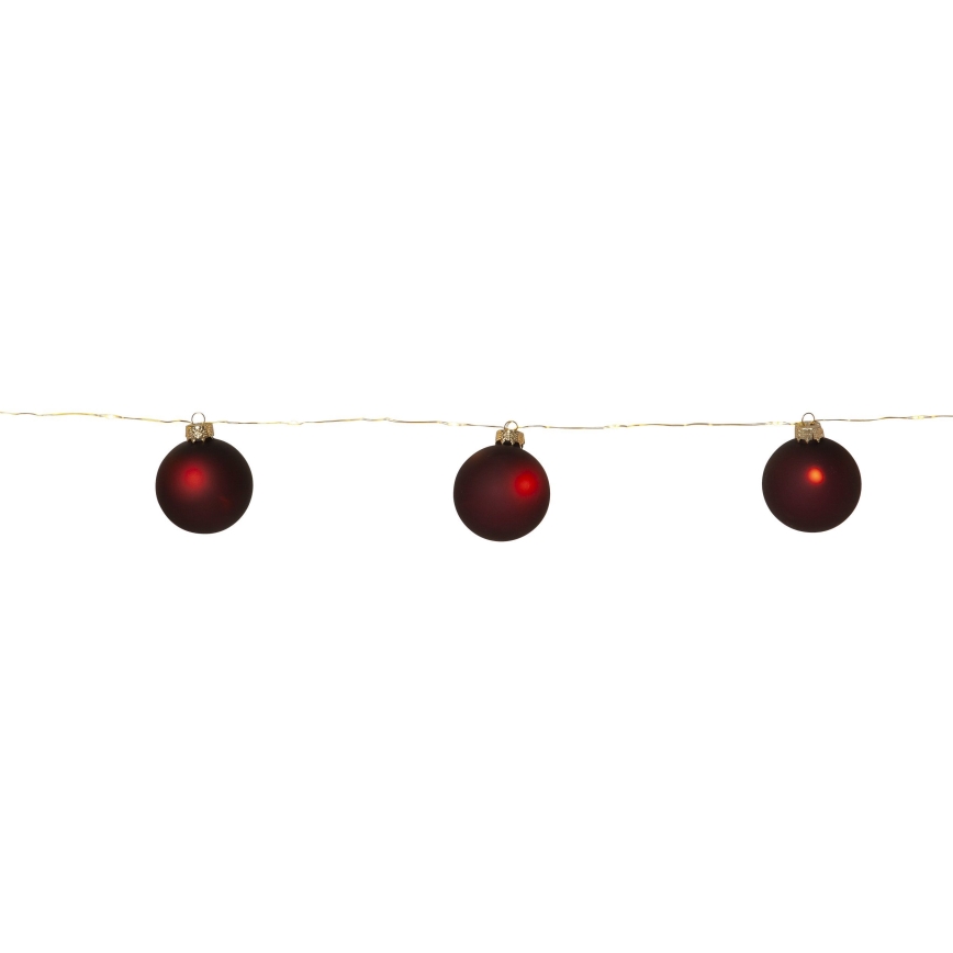 Eglo 411559 - Guirlande de Noël BLISS 22xLED/3xAA 2,6m blanc chaud