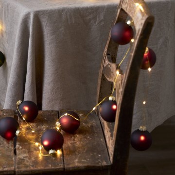 Eglo 411559 - Kerst lichtsnoer BLISS 22xLED/3xAA 2,6m warm wit