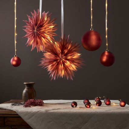 Eglo 411559 - Kerst lichtsnoer BLISS 22xLED/3xAA 2,6m warm wit