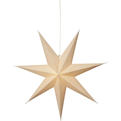Eglo 411576 - Kerstversiering ÉTOILE ster 1xE14/25W/230V 35 cm beige