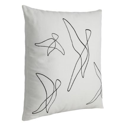 Eglo - Decoratief kussen 45x45 cm wit/zwart