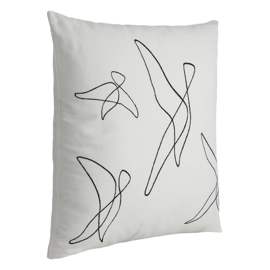 Eglo - Decoratief kussen 45x45 cm wit/zwart