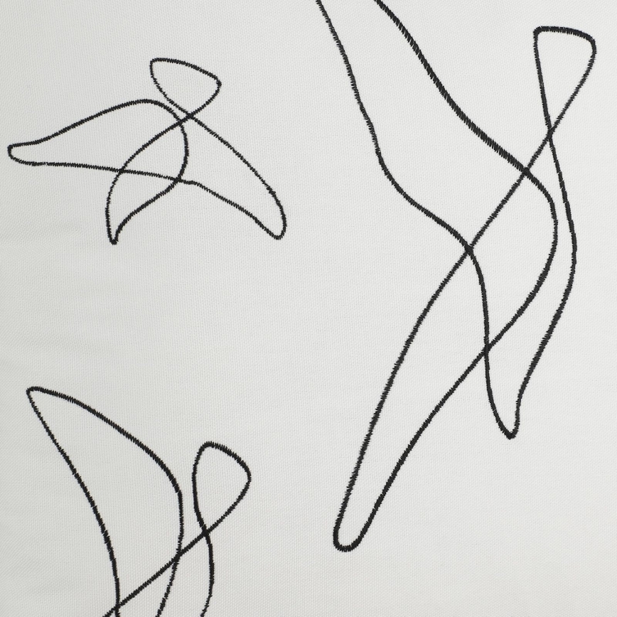 Eglo - Decoratief kussen 45x45 cm wit/zwart