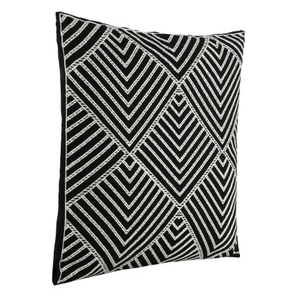 Eglo - Decoratief kussen 45x45 cm zwart/wit