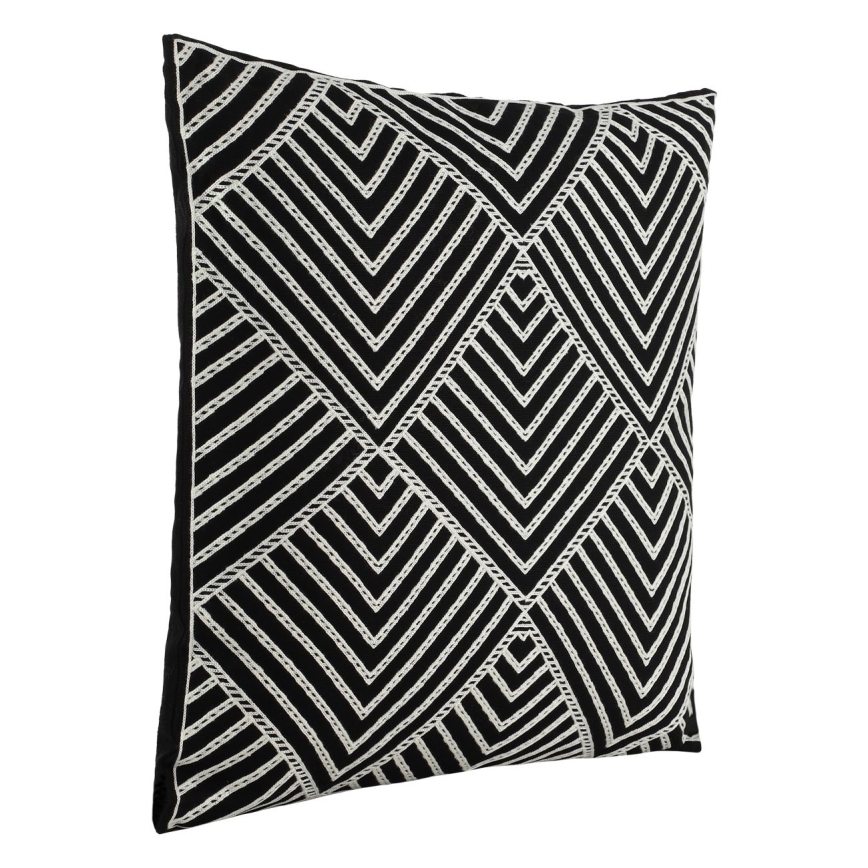 Eglo - Decoratief kussen 45x45 cm zwart/wit