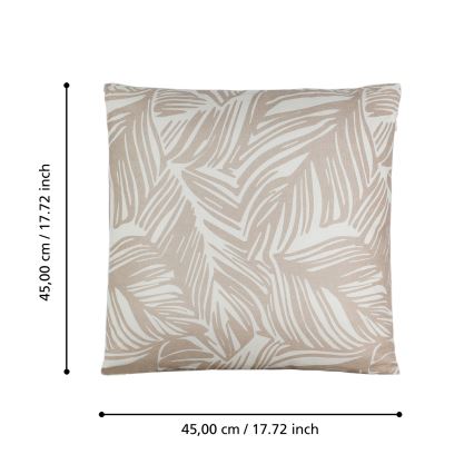 Eglo 420011 - Decoratief kussen CHEVERY 45x45 cm beige