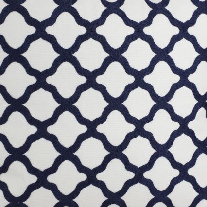 Eglo - Decoratief kussen 45x45 cm wit/blauw