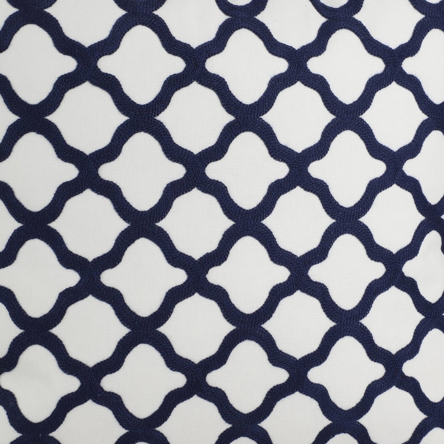 Eglo - Decoratief kussen 45x45 cm wit/blauw