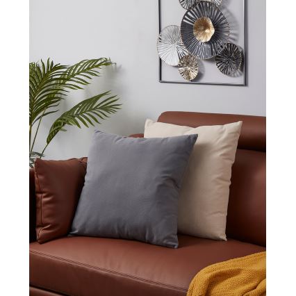 Eglo 420028 - Decoratief sierkussen ILES 50x50 cm grijs